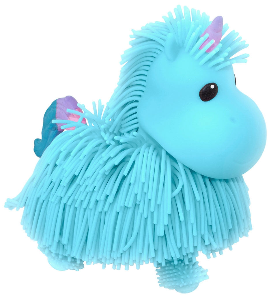 Акція на Интерактивная игрушка Jiggly Pup Волшебный Единорог голубой (JP002-WB-BL) від Rozetka UA