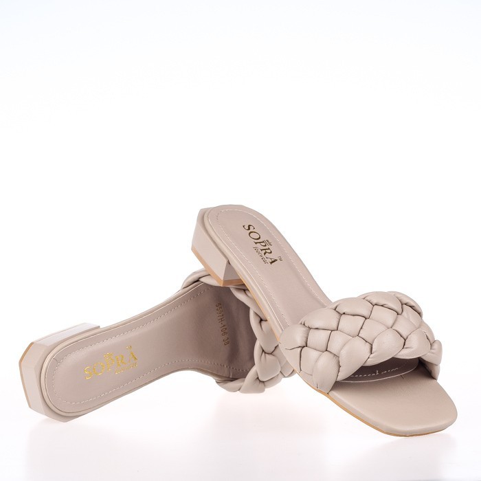 

Женские шлепанцы Sopra 5597-106 38 Бежевые