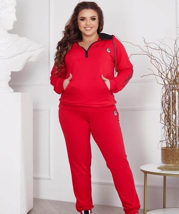 

Спортивный костюм G&M k-79889 - Размер цвет красный, Спортивный костюм G&M k-79889 48-50 Размер цвет красный