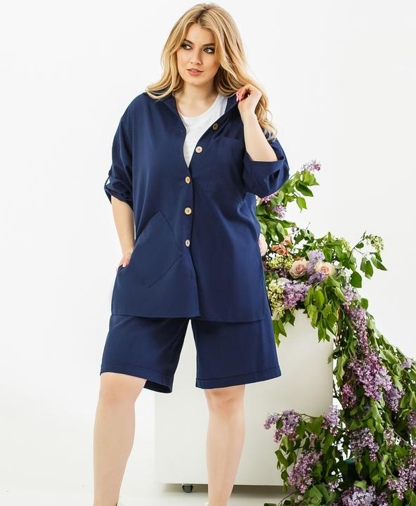 

Костюм тройка G&M k-81381 - Размер цвет синий, Костюм тройка G&M k-81381 64-66 Размер цвет синий