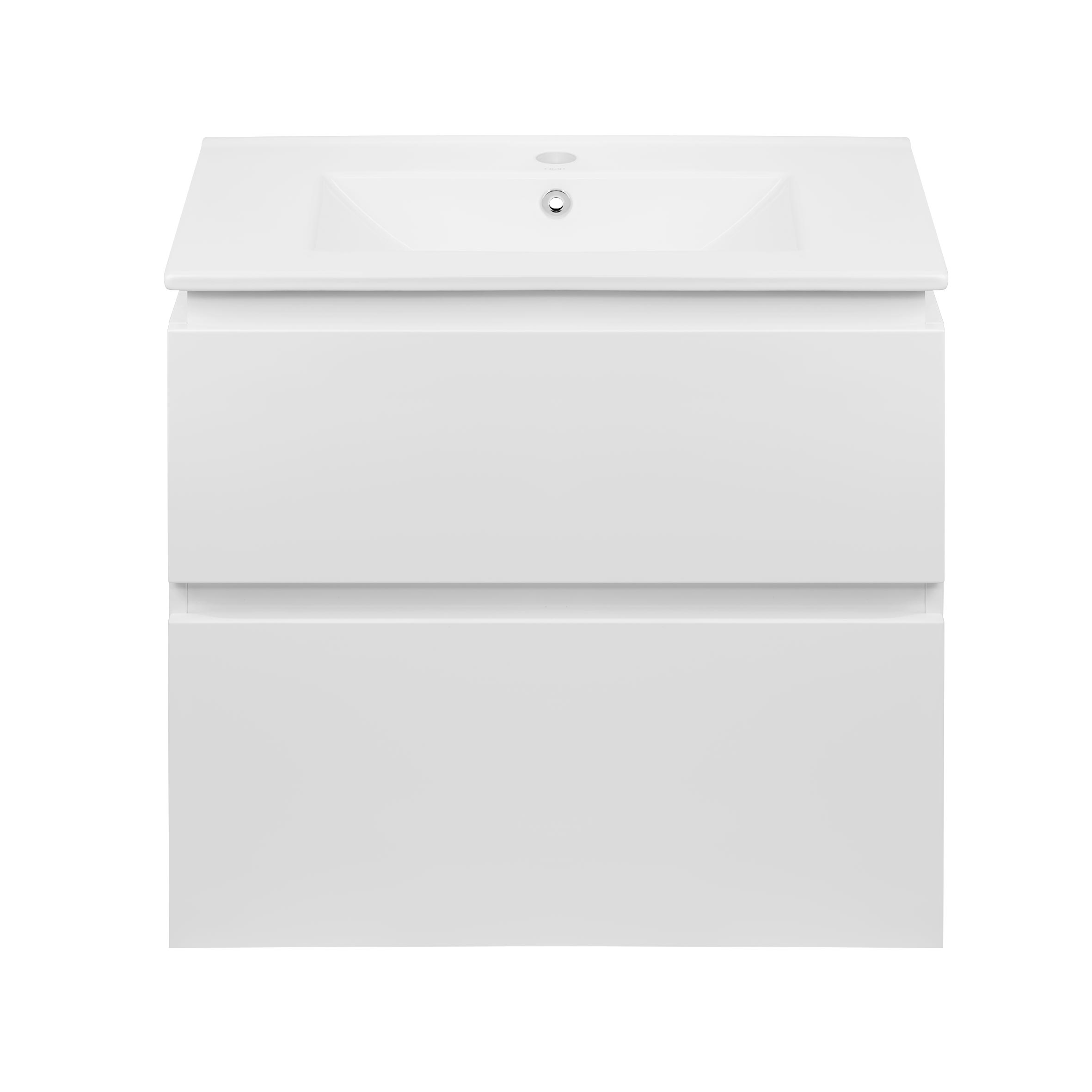 

Тумба подвесная с умывальником Qtap Albatross QT0172TP700D3070CW