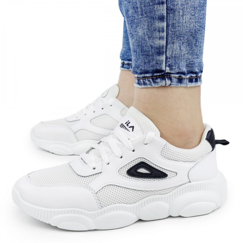 

Женские кроссовки Dual ILA Fashion белые демисезонные 38 р. 24,5 см 1340704972