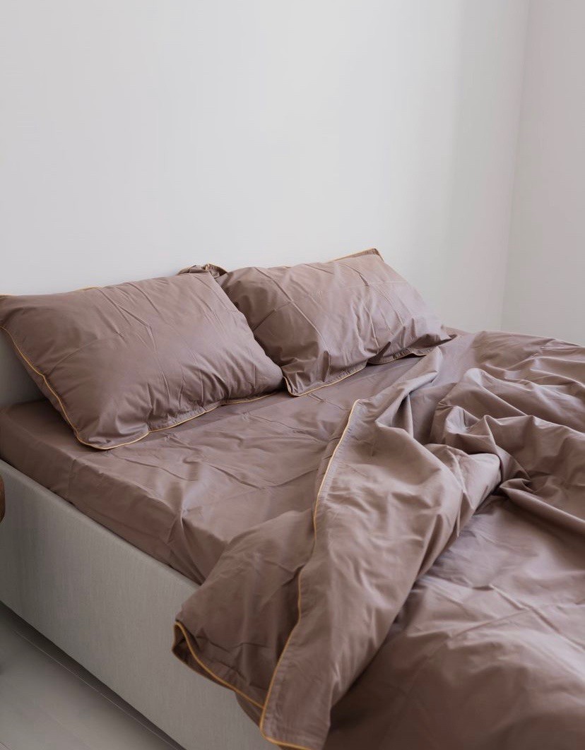 

Комплект постельного белья G.sleep Cappuccino поплин 200*220 см бежевый