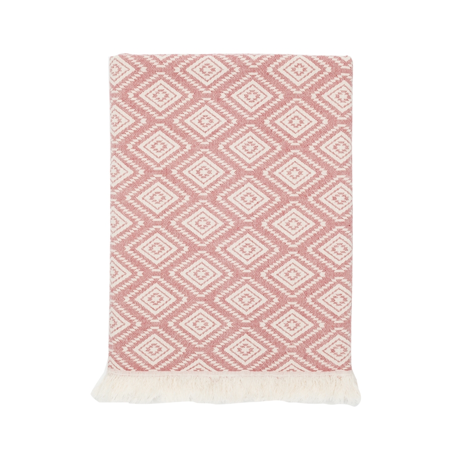 

Плед накидка Barine Diamond Throw burgundy бордовый 130*170
