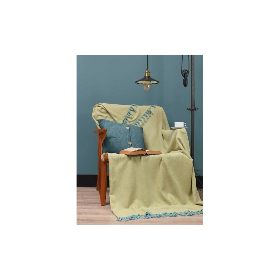 

Плед Eponj Home Iplik 200*240 Sari Mint желтый ментоловый (svt-2000022251075)