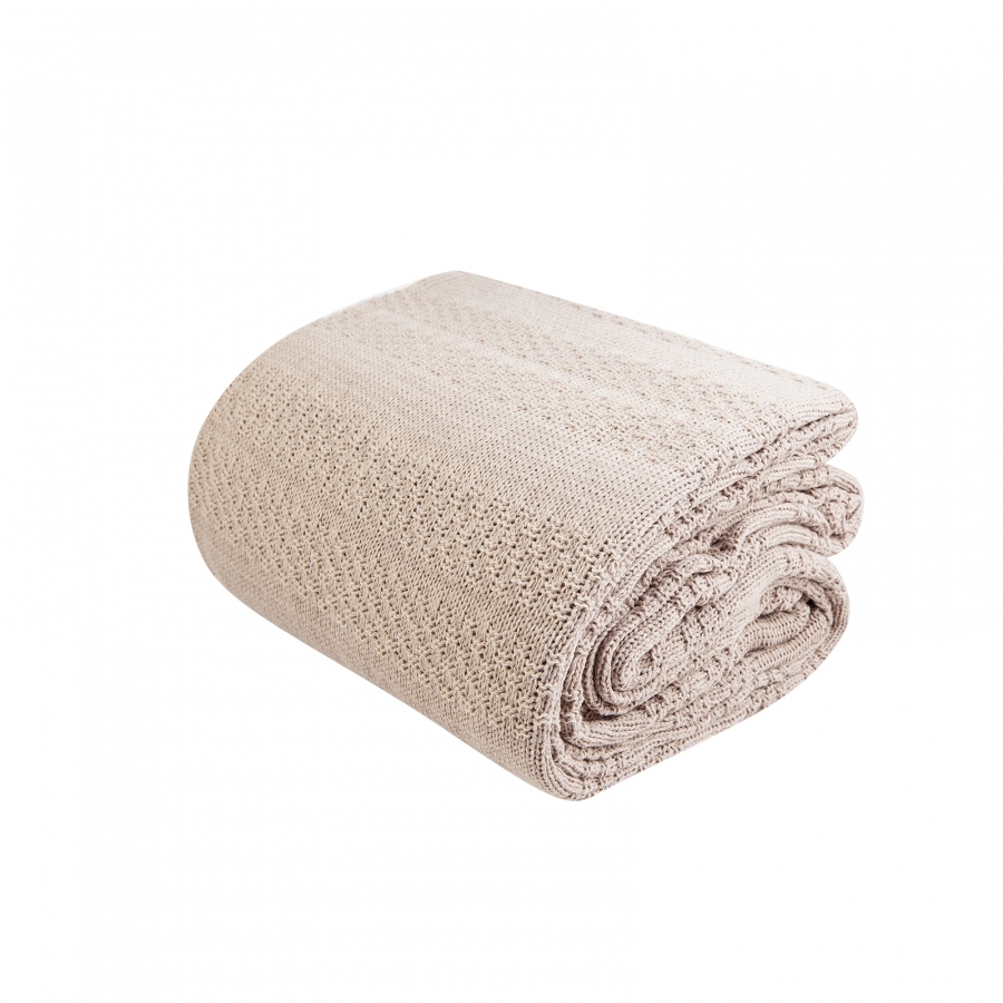 

Плед Karaca Home Charm Bold bej бежевый 200*220 евро (svt-2000022279963)