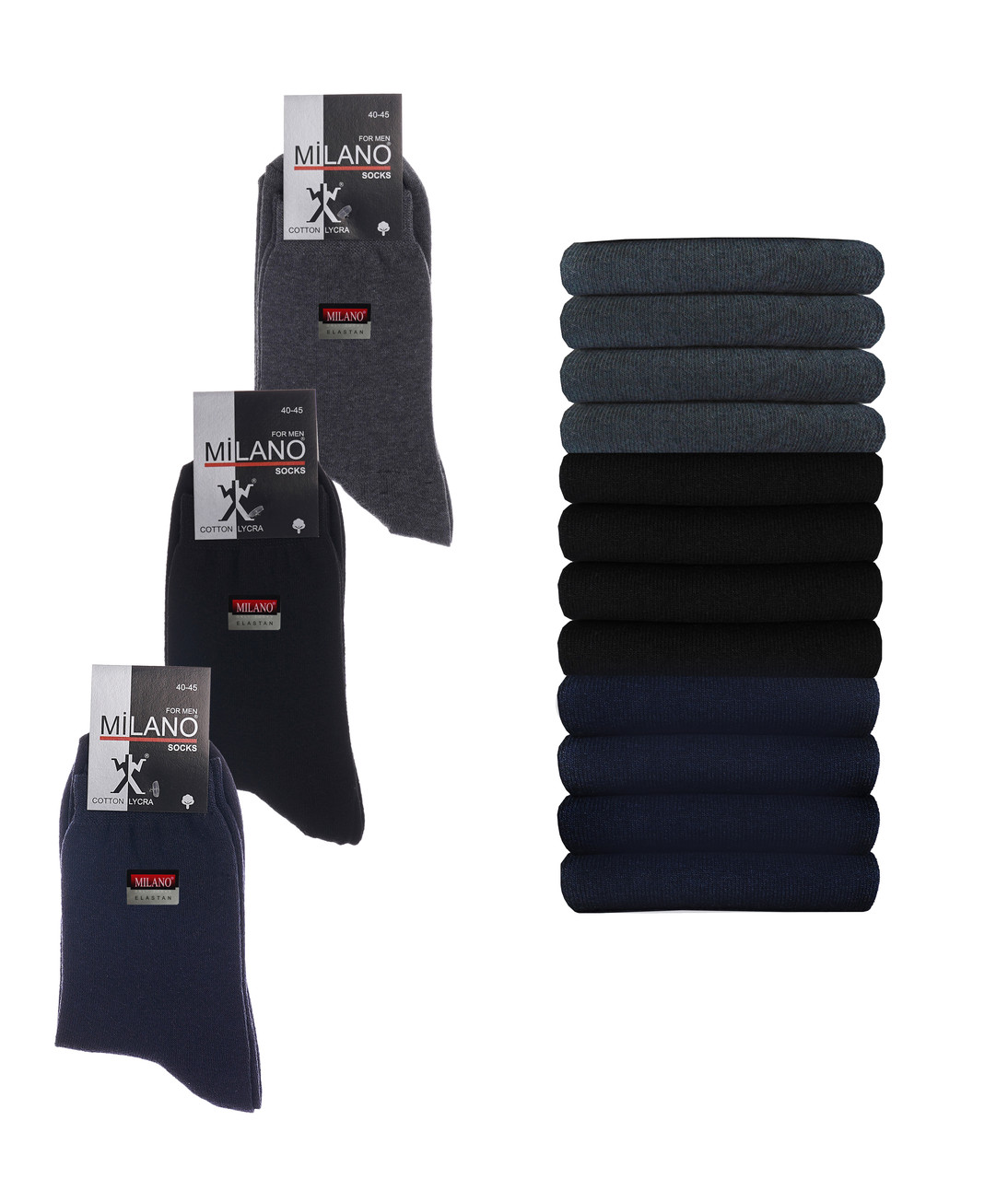 

Носки мужские 12 пар Milano - Разноцветные (MIL413, Носки мужские 12 пар Milano 40-45 Разноцветные (MIL413-40-45)