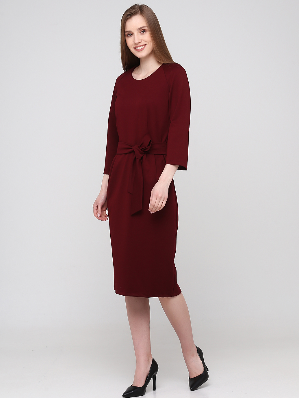 

Платье NikTan 850/1  Бордовое, Платье NikTan 850/1 42 Бордовое
