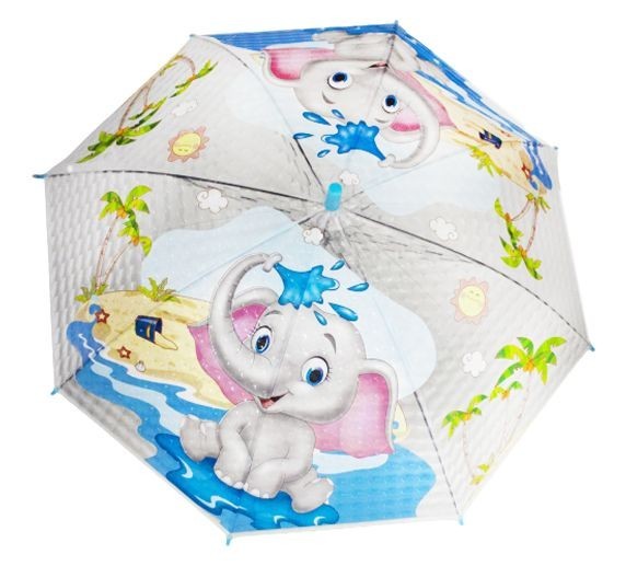 

Зонтик детский METR+ Слоник BT-CU-0033 прозрачный