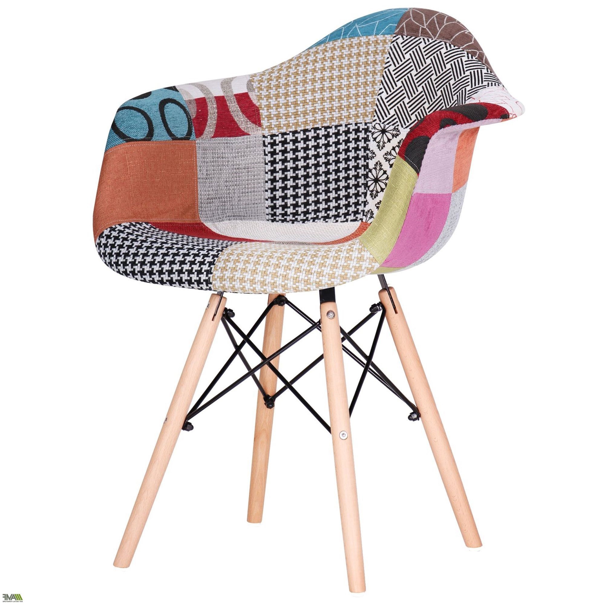 

Стул LYMEL PATCHWORK Denis цветная ткань пэчворк 620x620x810 мм