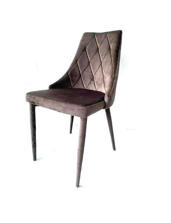 

Стул обеденный LYMEL XYRUS VELVET коричневый 460x460x880 мм