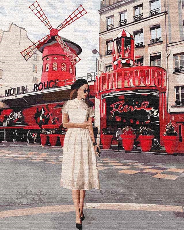 

Картина для рисования по номерам Идейка Moulin Rouge 40х50 см В коробке (КН4657)