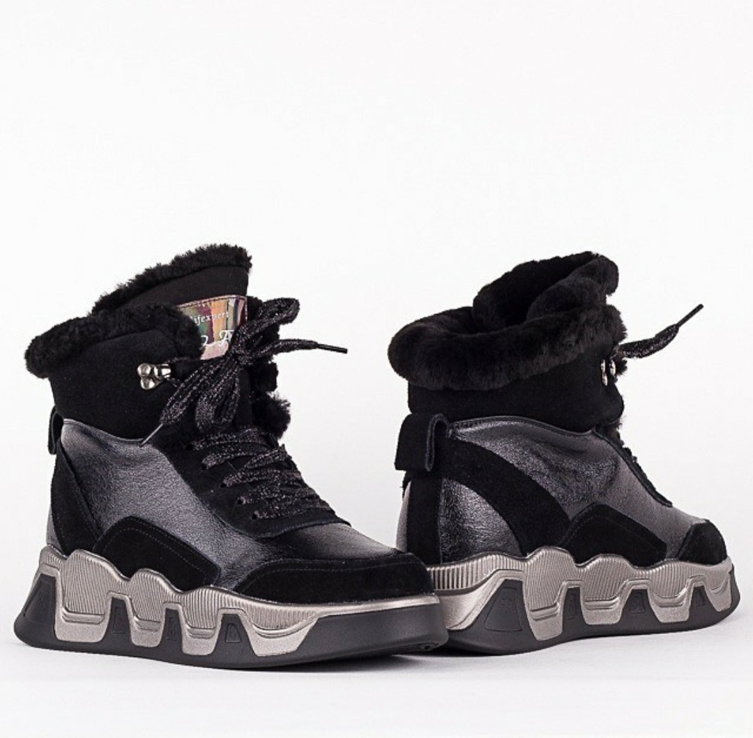 

Женские ботинки Allshoes 102-66011 37 Чёрные