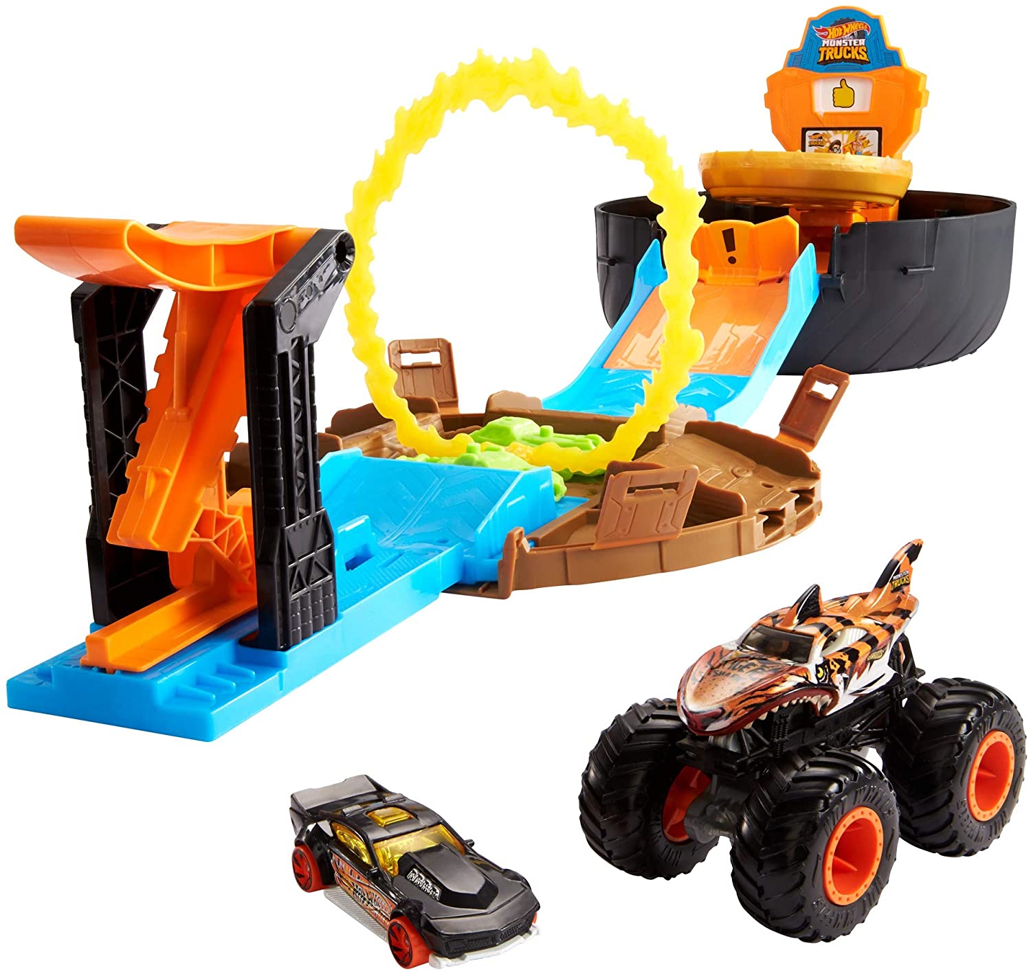 

Трек Хот Вилс Трюки в шине Hot Wheels Stunt Tire Monster Trucks