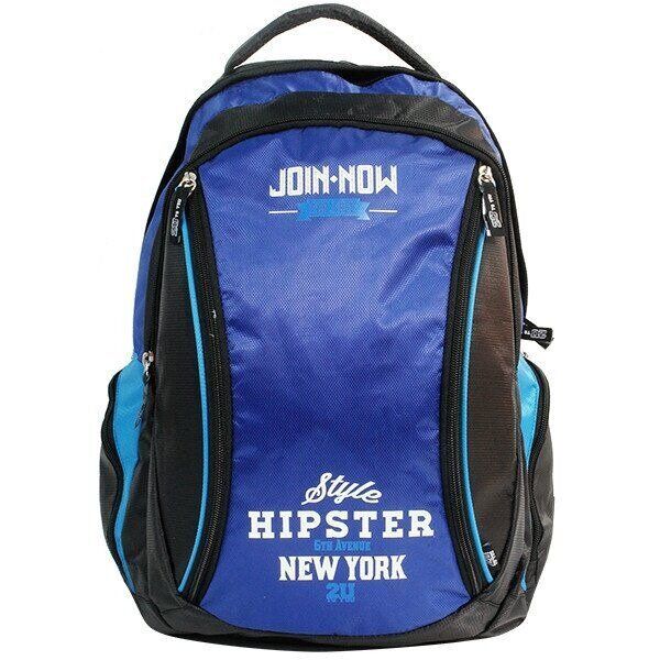 

Рюкзак Olli Hipster Черный с синим (2U-0915)