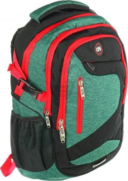

Рюкзак молодежный Cool For School 830 19 Унисекс Черно-бирюзовый (CF85884)