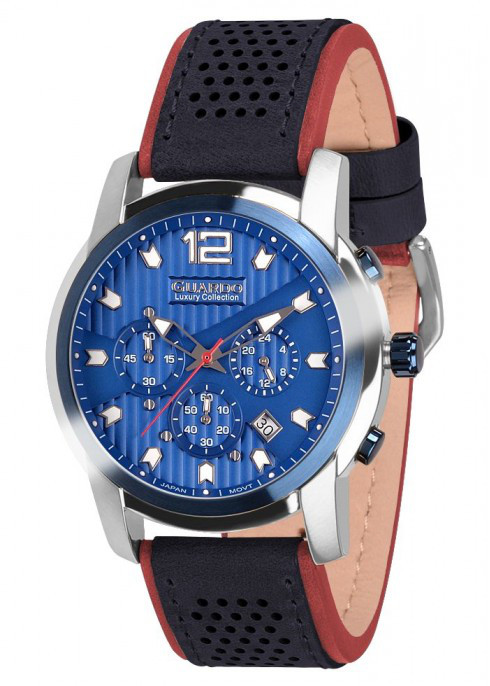 

Часы Guardo S01830 SBlBl кварц. Chronograph
