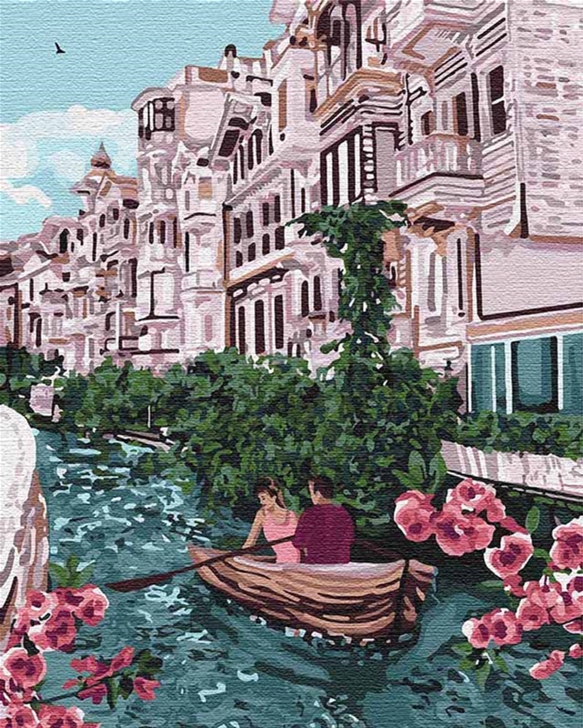 

Картина для рисования по номерам Идейка В объятиях Италии 40х50 см (КНО4650)