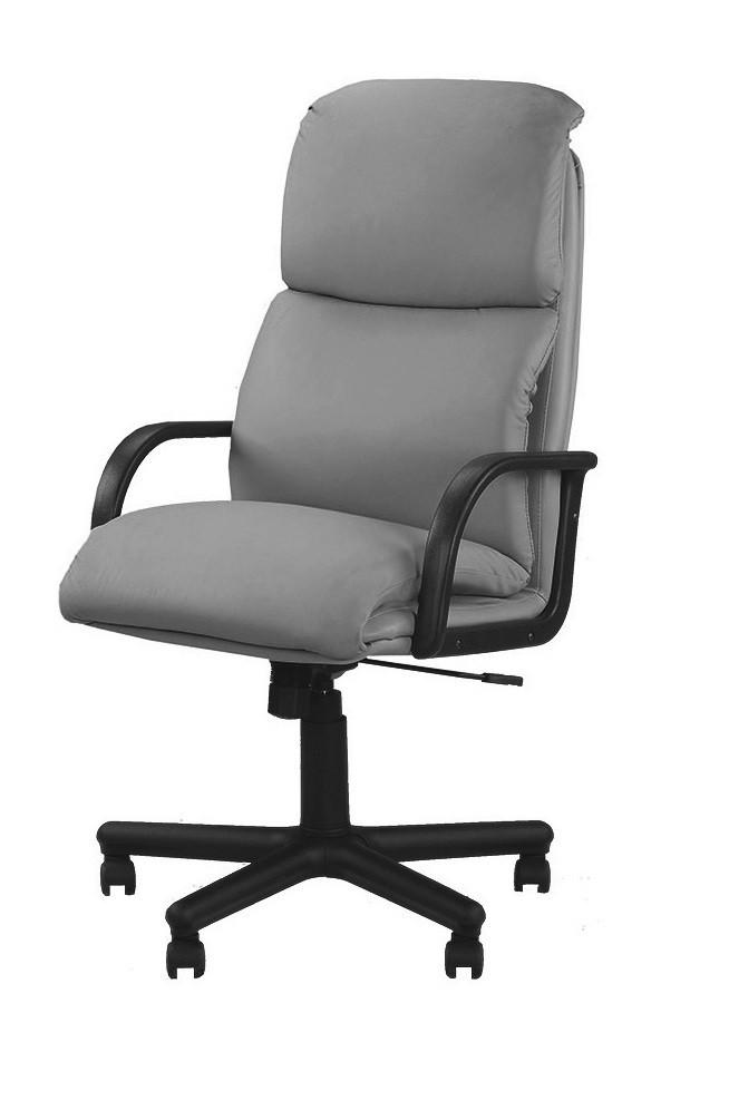 

Кресло офисное LYMEL Nadir ECO пластик/ кожзам серый 480х440х 1220 мм