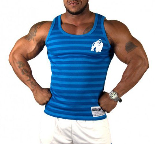 

Майка Stripe Stretch Gorilla Wear S/M Синий