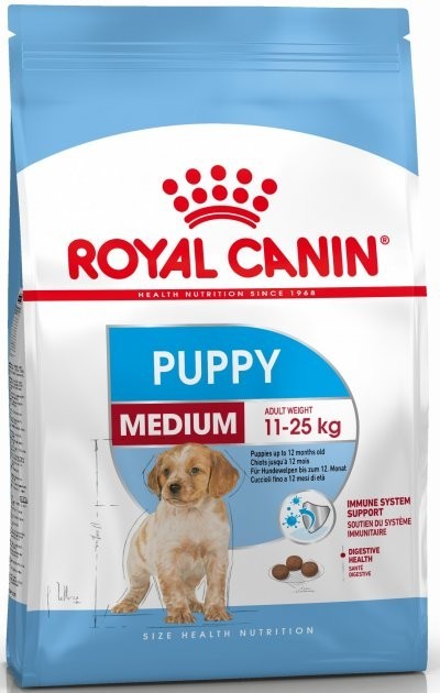 

Сухой корм Royal Canin Medium Puppy для щенков средних пород до 12 месяцев 15 кг (3182550402132)