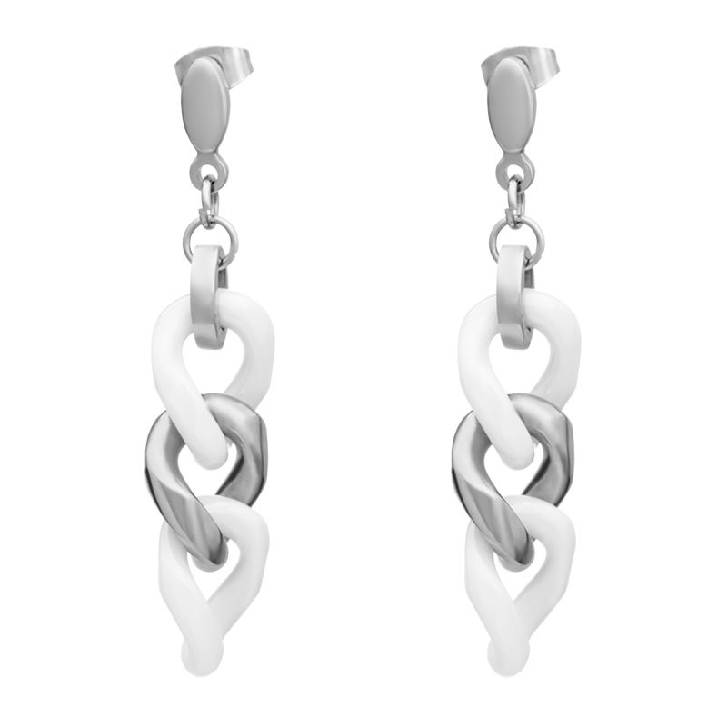 

Steel Story Серги из керамики, СК-0330