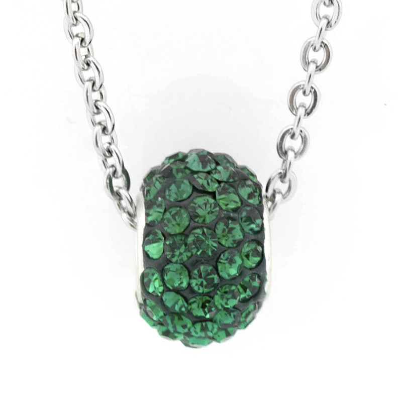 

Steel Story Подвеска из медицинской стали 316L и кристаллами Swarovski, ПS-1424