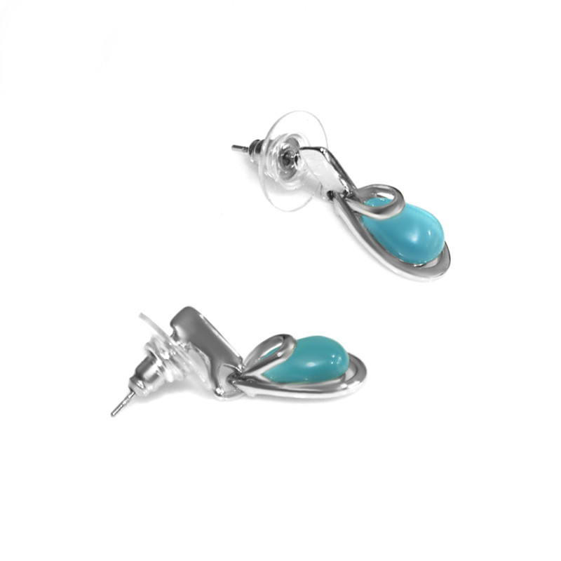 

Steel Story Серьги из медицинской стали 316L с позолотой, СС-1090