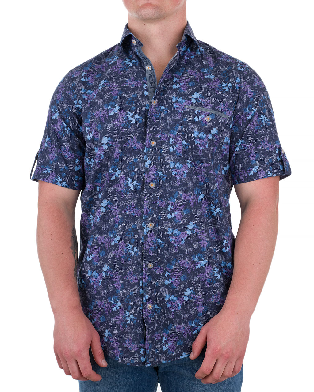 

Сорочка чоловіча Casa Moda (982906000-100/8) Синій XXL