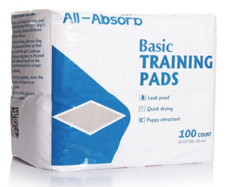 

Пеленки для собак All-absorb Basic Training Pads 56х58 см, 100 шт