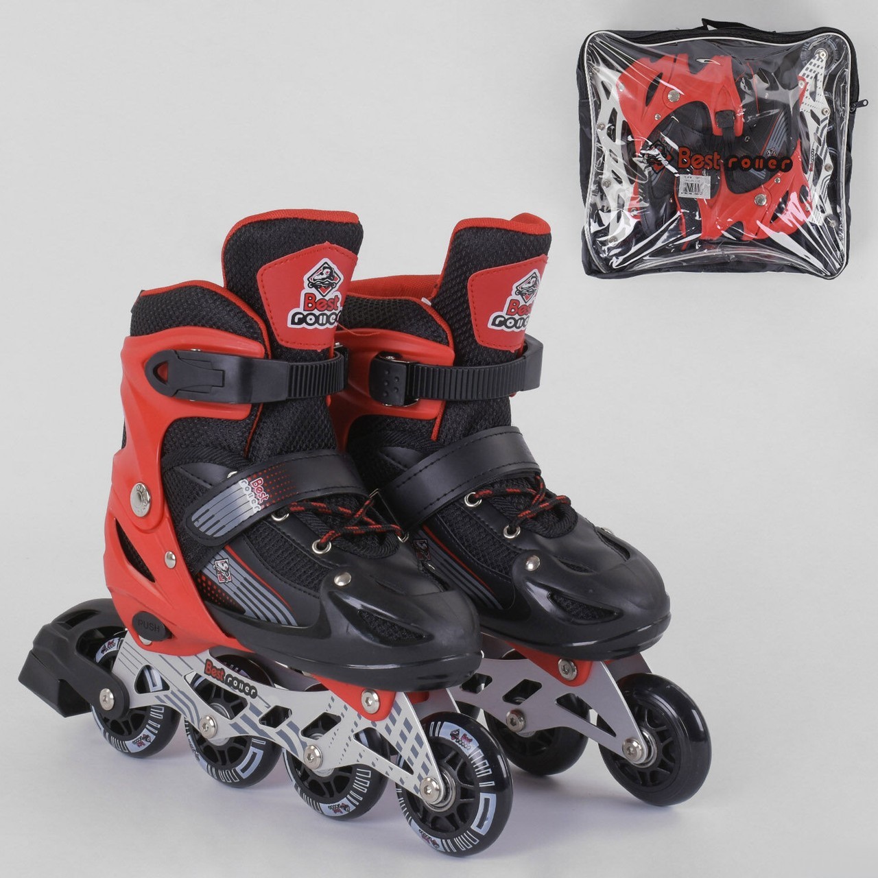 

Ролики Best roller Красные 70047-M размер 34-37