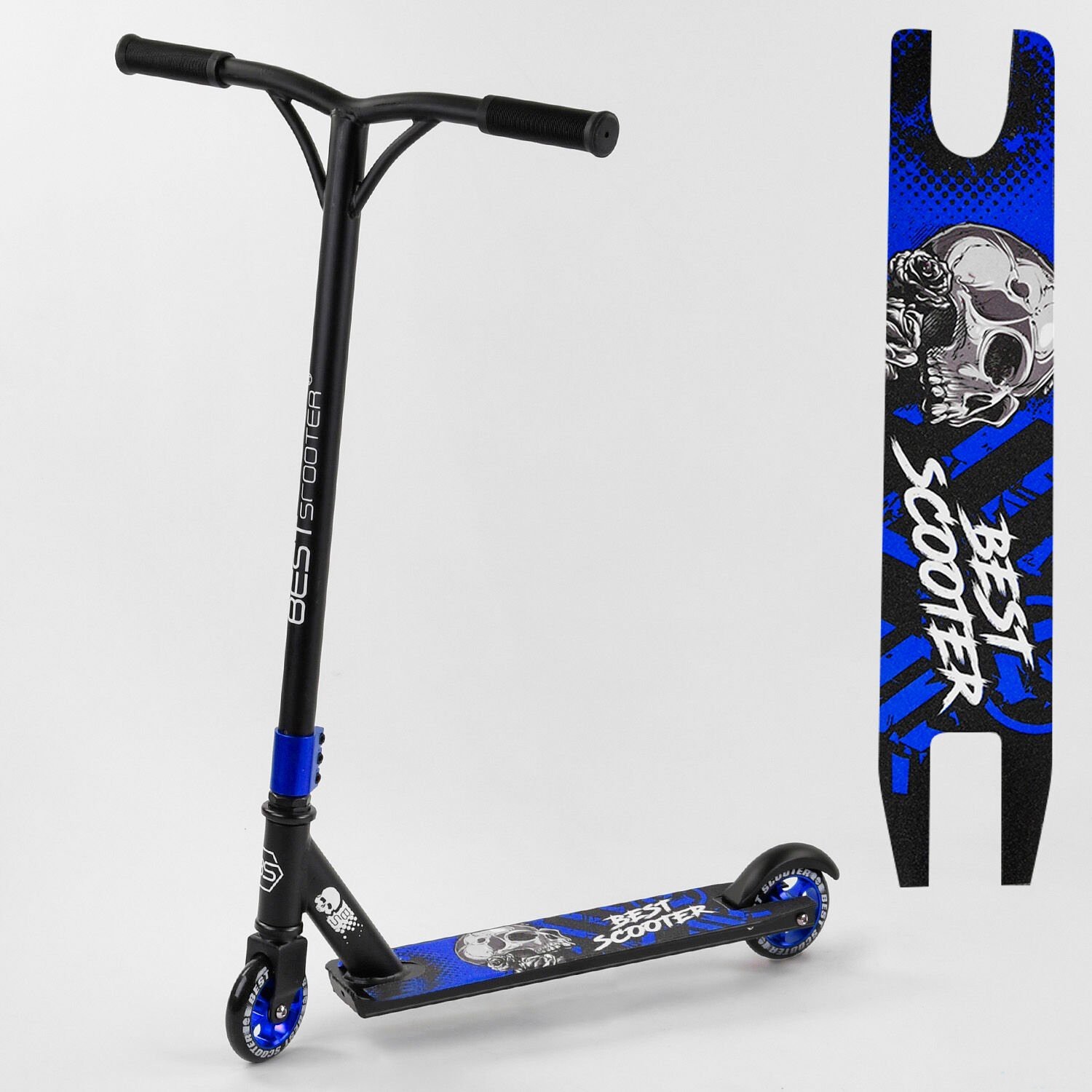 

Самокат CH Best Scooter 67531 Синий трюковый