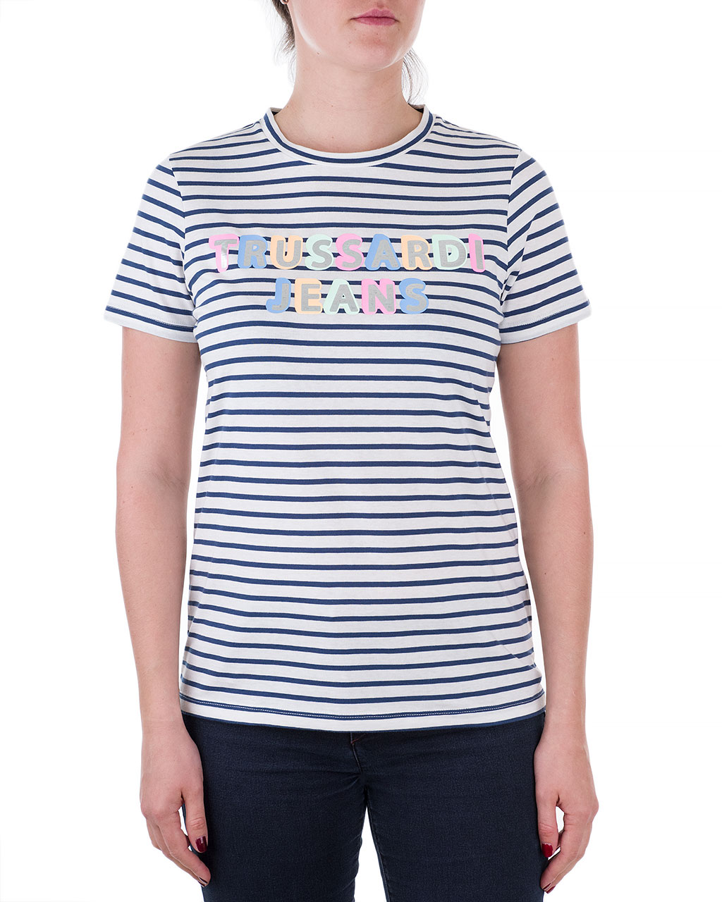 

Футболка жіноча TRUSSARDI JEANS (56T00162-1T002224-W656/9) Білий L