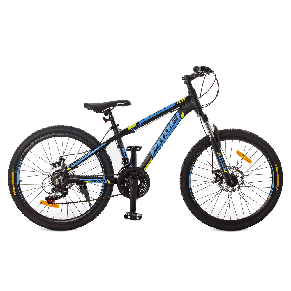 

Велосипед Profi 24" G24OPTIMAL A24.1 Black (mat) / Blue (G24OPTIMAL A24.1)