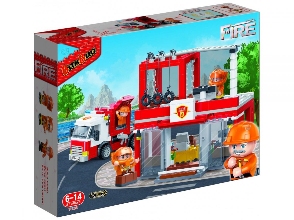

Конструктор Пожарники 416 дет BanBao (7127) (164025)