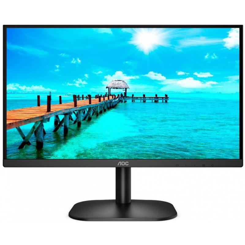 

Монитор AOC 23.8" 24B2XH/EU IPS Black; 1920х1080, 250 кд/м2, 4 мс, HDMI, D-Sub