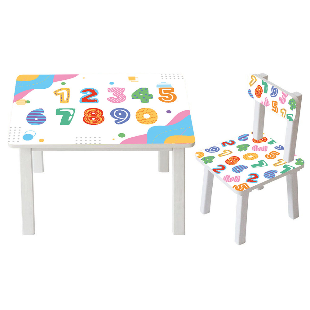 

Столик Bambi Цифры BSM2K-84 White / Color (BSM2K-84)