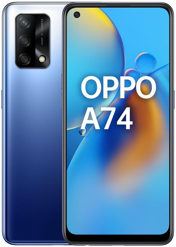 

Смартфон Oppo A74 4/128GB Dual Sim Midnight Blue