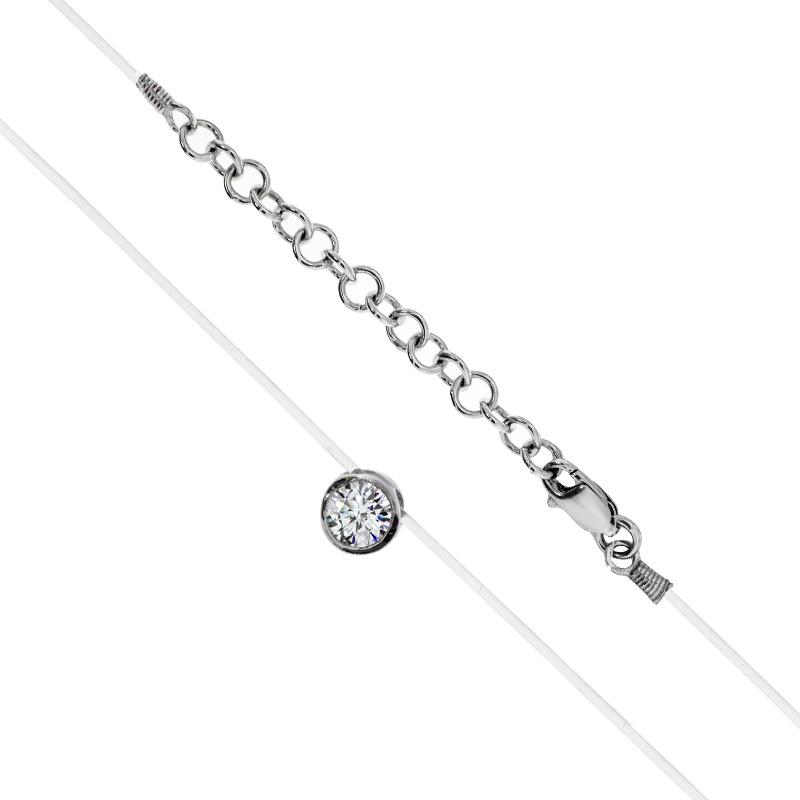 

Колье Diamant л0149с 380 мм
