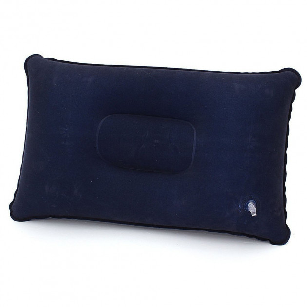 

Подушка дорожная надувная прямоугольной формы Silenta dark blue DESIGN