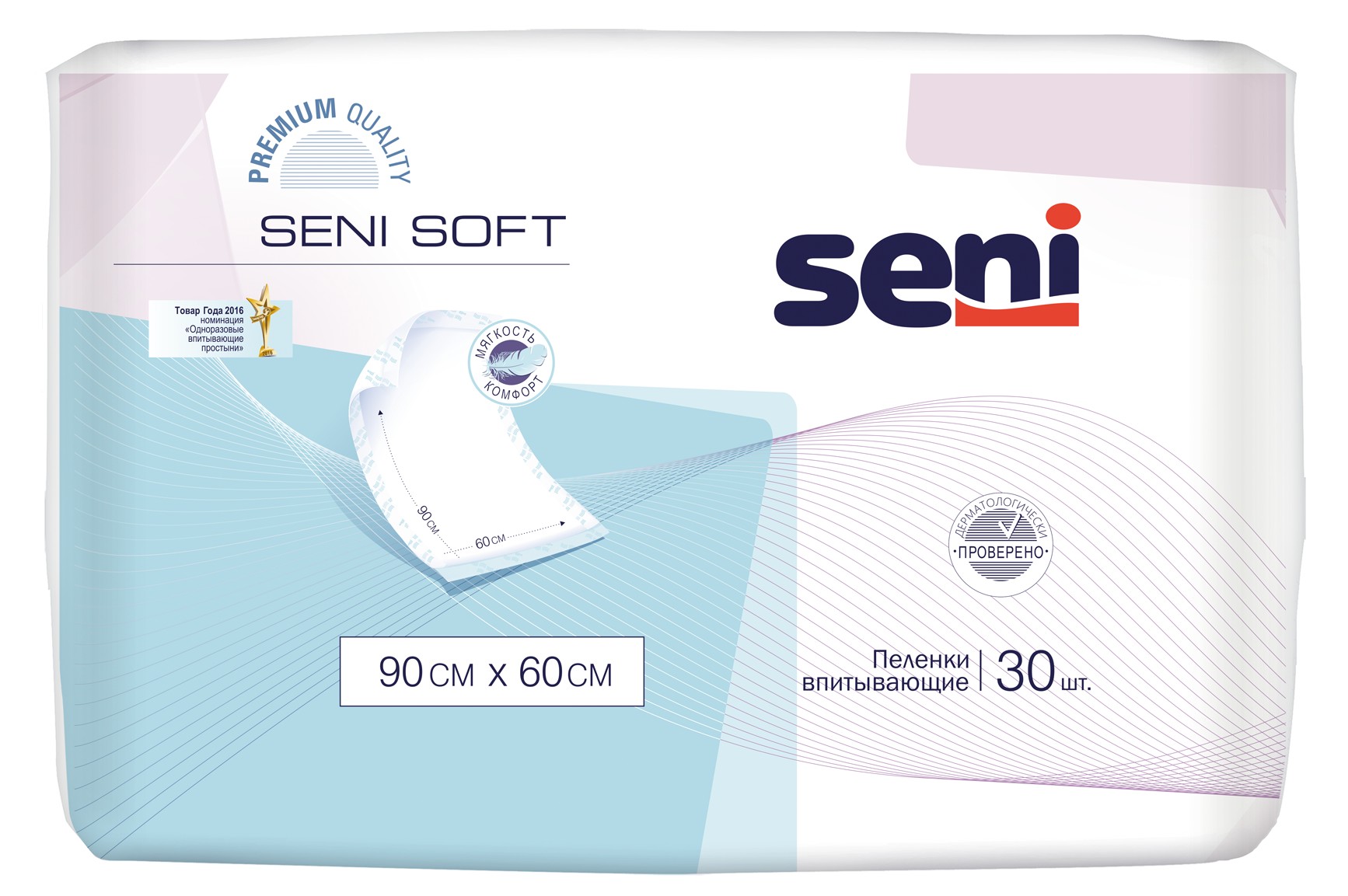 

Пелюшки гігієнічні SENI SOFT Super 90х60 см (30 шт)