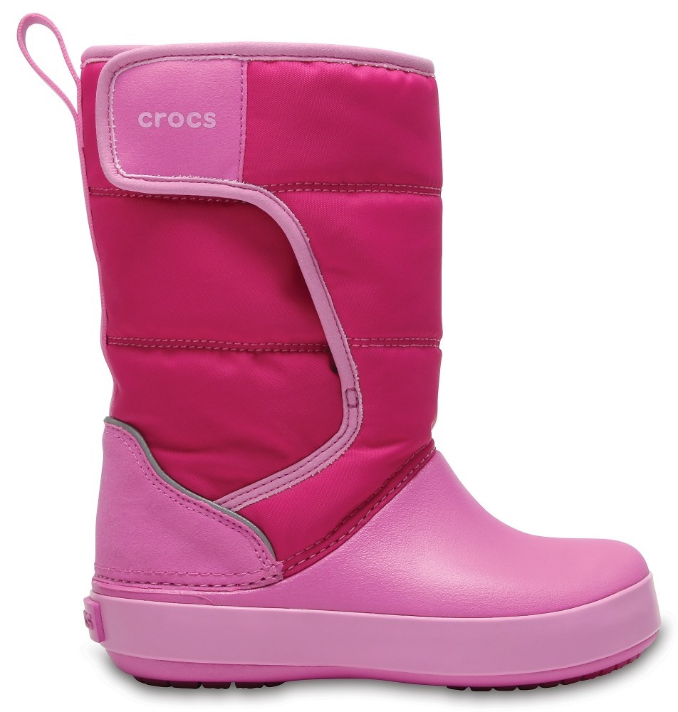 

Сапоги Crocs Kids LodgePoint Snow Boot K 204660-6LR-C9 26 Розовый