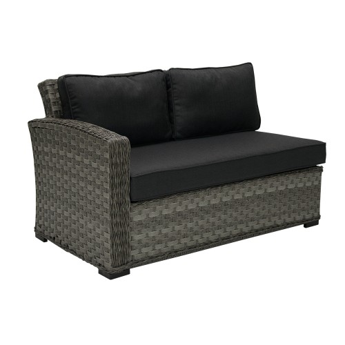 

Диван модульный Home4You GENEVA 81x132xН78cm серый