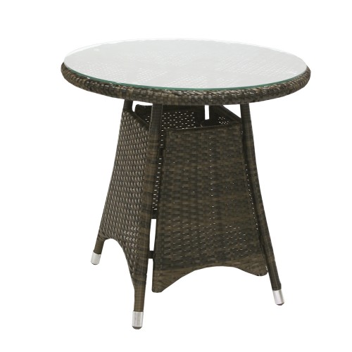 

Стол Home4You WICKER D60xH59см темно-коричневий