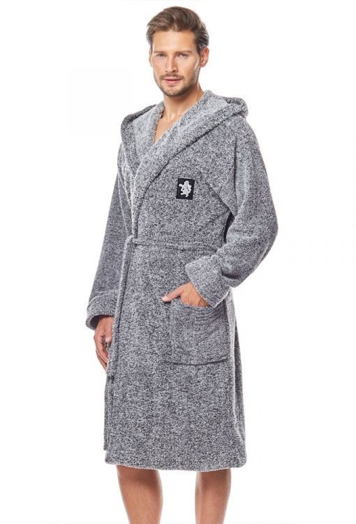 

Халат чоловічий L&L Collection BRUCE L Сірий