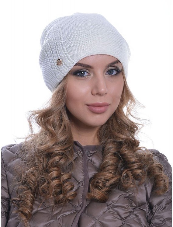 

Вязаная шапка Retto 55-60 р. 12030 молоко