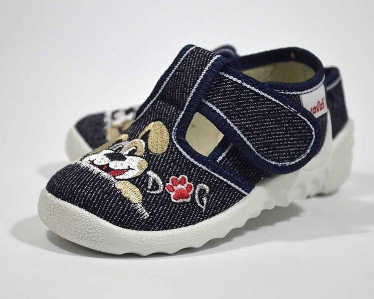 

Тапочки для мальчика Waldi 225-720 синие р.27-17,1 см
