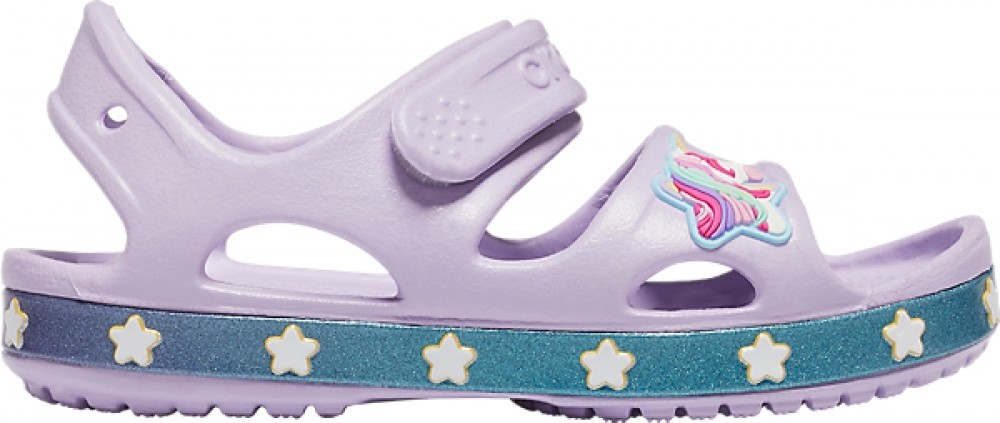 

Сандалии Girls' Crocs Fun Lab Unicorn Charm Sandal 206366-530-C10 27-28 Лавандовый