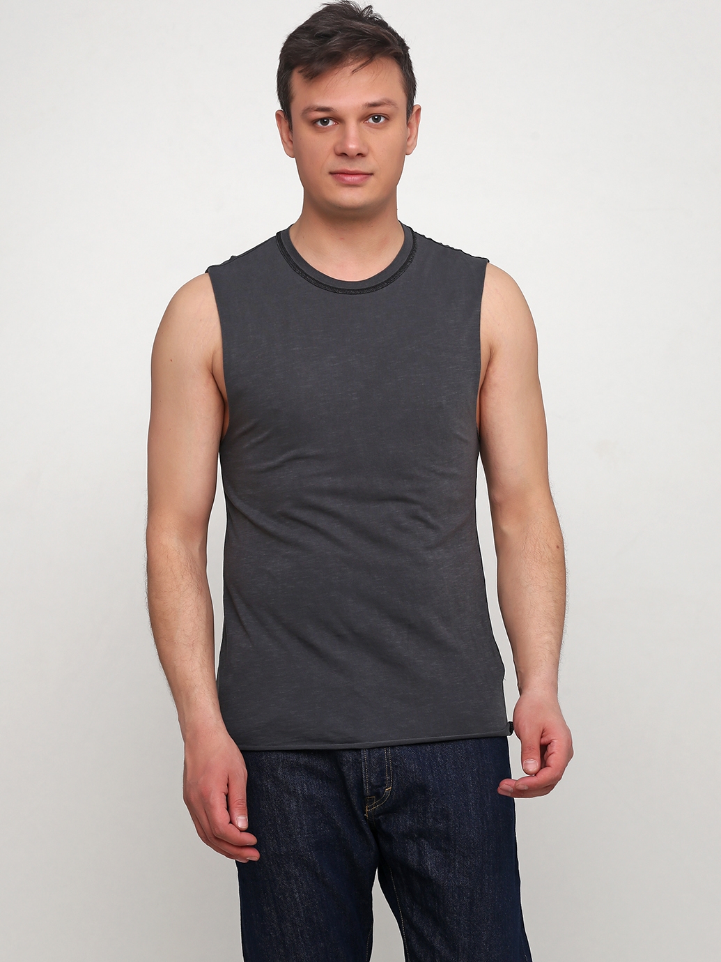 

Майка H&M 0482615_02 S Темно-серая