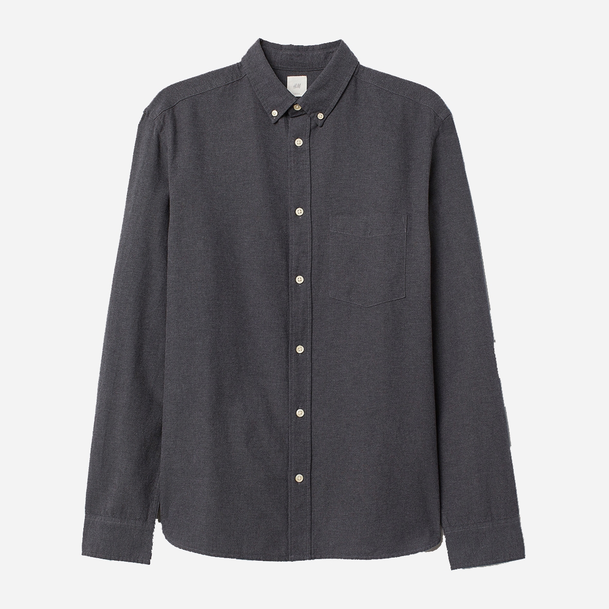 

Рубашка H&M 0634013 S Темно-серая